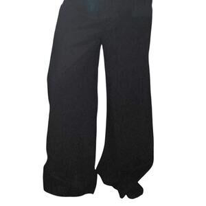 NEW ECI New York Size L (32x31) Elastic Pull on Linen Blend Pants Wider Leg